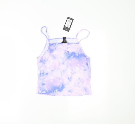Womens UK Size 10 New Look Purple Camisole Tank