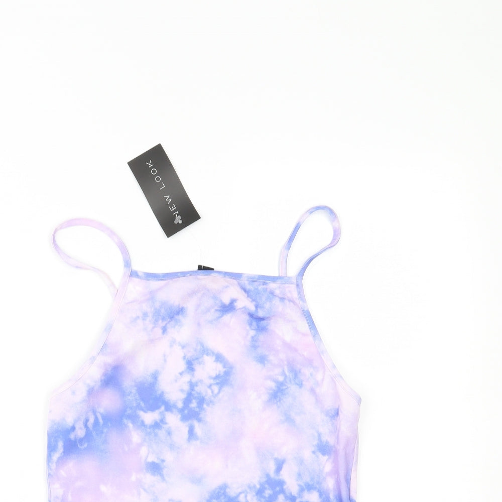 Womens UK Size 10 New Look Purple Camisole Tank