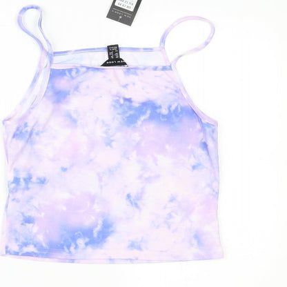 Womens UK Size 10 New Look Purple Camisole Tank