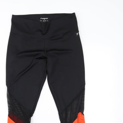 workout Womens Black    Leggings Size S L25 in