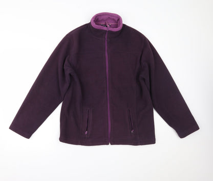 Womens UK Size XL Sarah Hamilton Purple Pullover Jumper