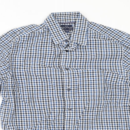 Mens UK Size M Gap Blue  Button-Up Long Sleeve Casual Shirt