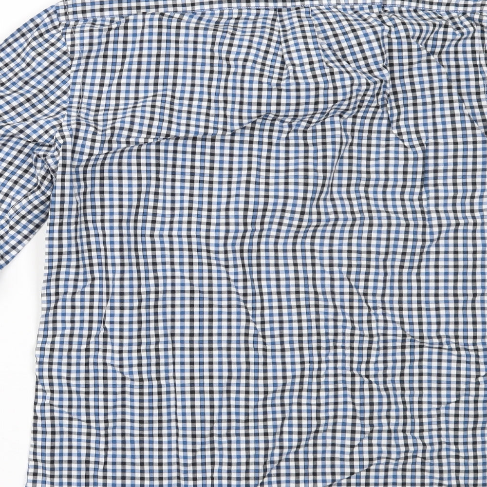Mens UK Size M Gap Blue  Button-Up Long Sleeve Casual Shirt