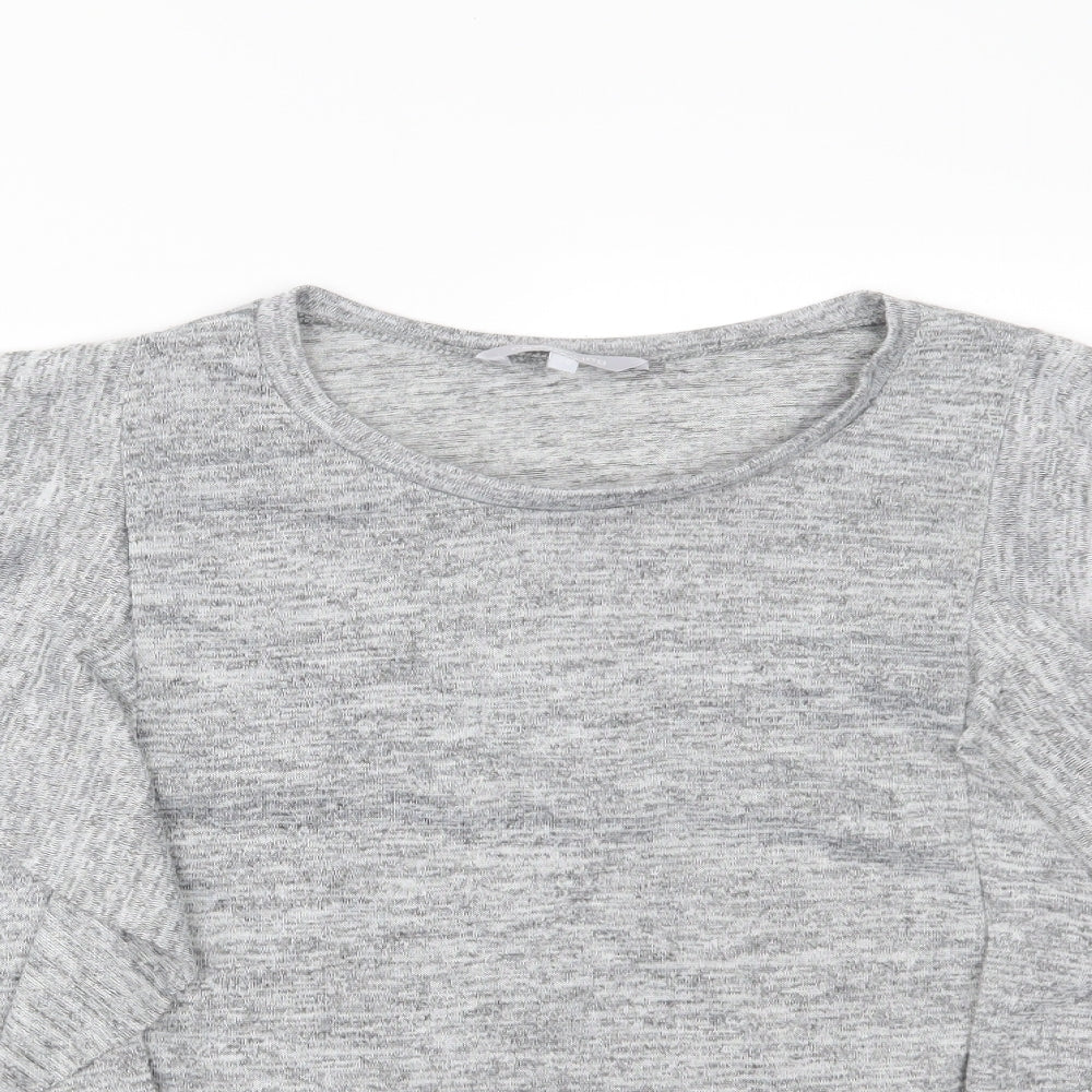 Womens UK Size 20 Red Herring Grey Basic Blouse
