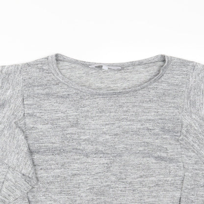 Womens UK Size 20 Red Herring Grey Basic Blouse