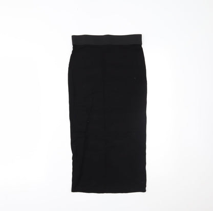Miss Selfridge Womens Black   Straight & Pencil Skirt Size 10