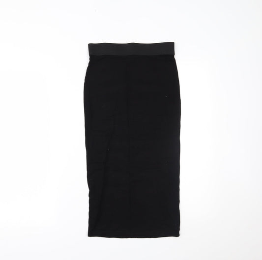 Miss Selfridge Womens Black   Straight & Pencil Skirt Size 10