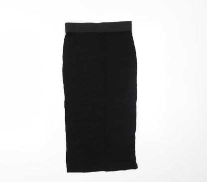 Miss Selfridge Womens Black   Straight & Pencil Skirt Size 10
