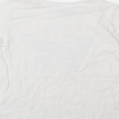 Primark Girls White   Pullover T-Shirt Size 11-12 Years