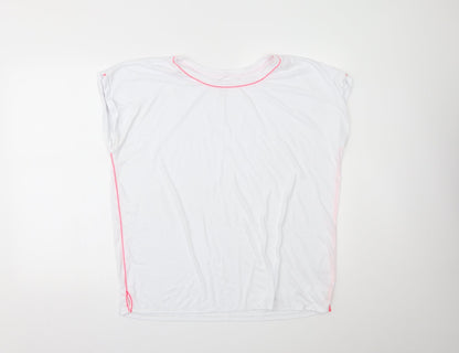 George Womens White   Pullover T-Shirt Size XL