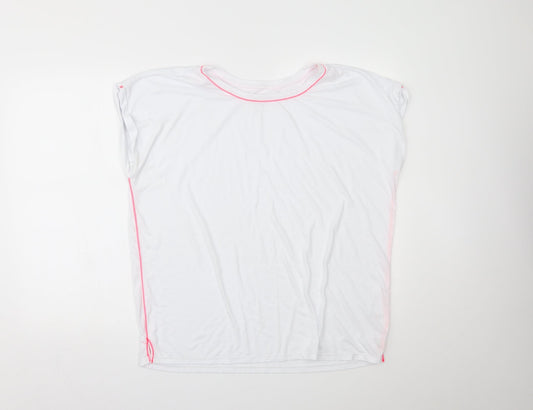 George Womens White   Pullover T-Shirt Size XL