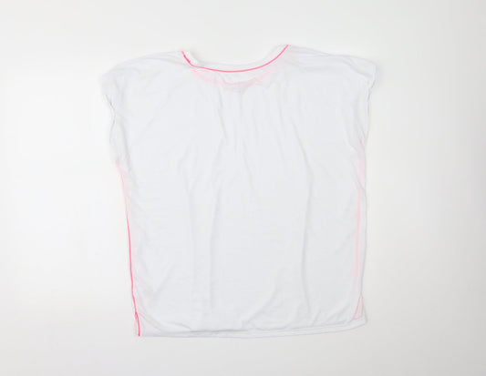 George Womens White   Pullover T-Shirt Size XL
