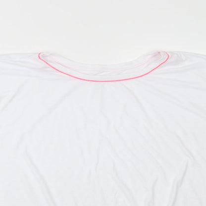 George Womens White   Pullover T-Shirt Size XL
