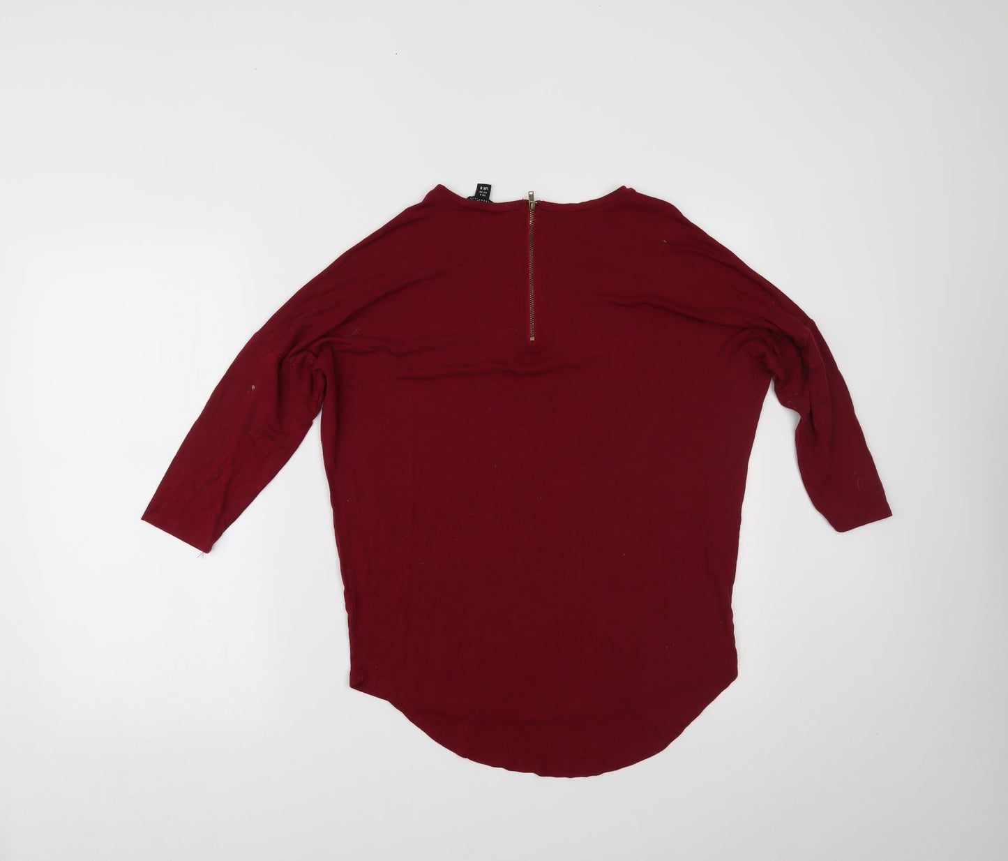 Miso Womens Red   Basic Blouse Size 8
