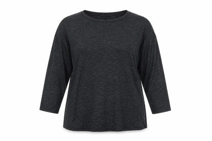 Womens UK Size 10 New Look Grey Basic Blouse