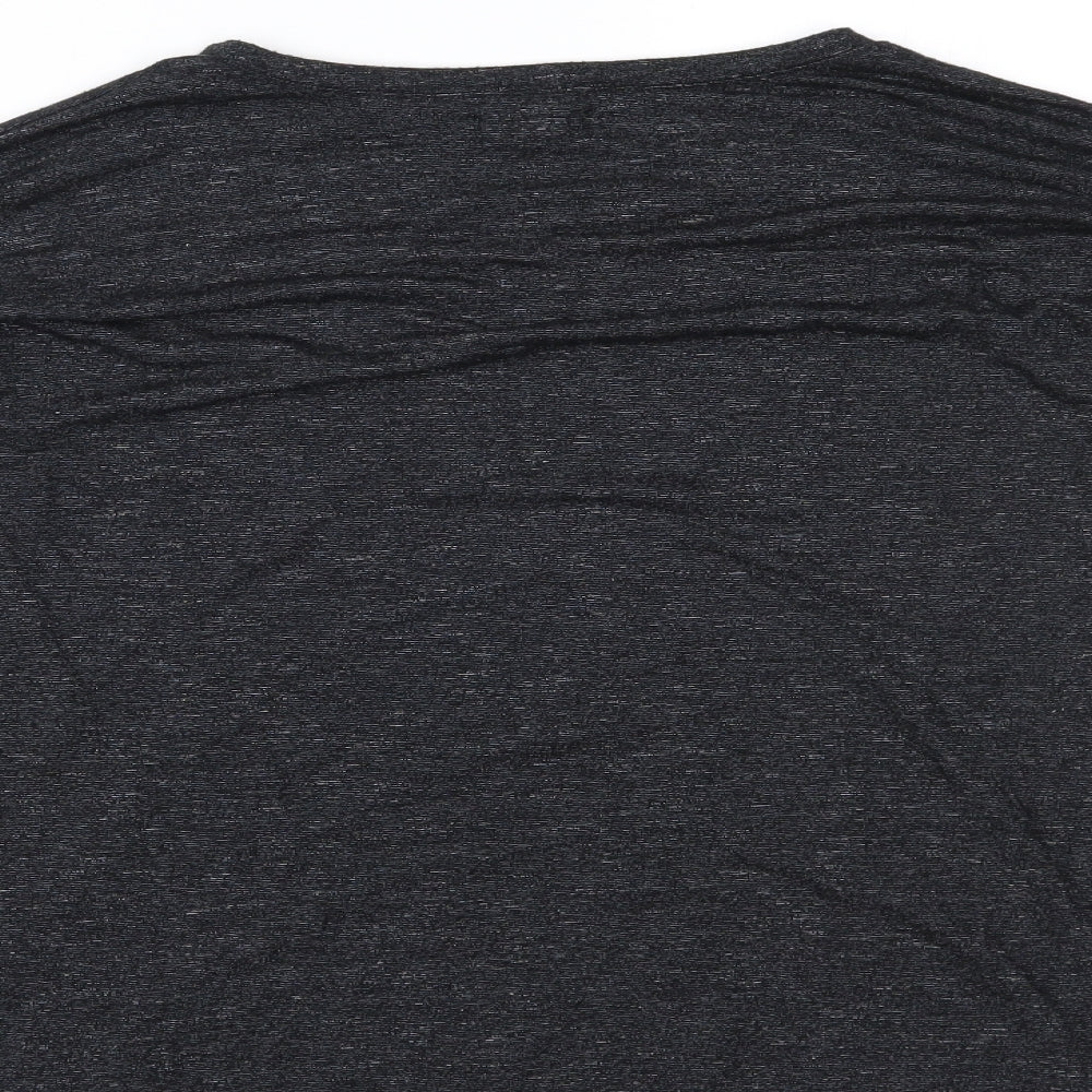 Womens UK Size 10 New Look Grey Basic Blouse