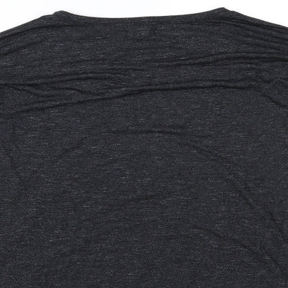 Womens UK Size 10 New Look Grey Basic Blouse