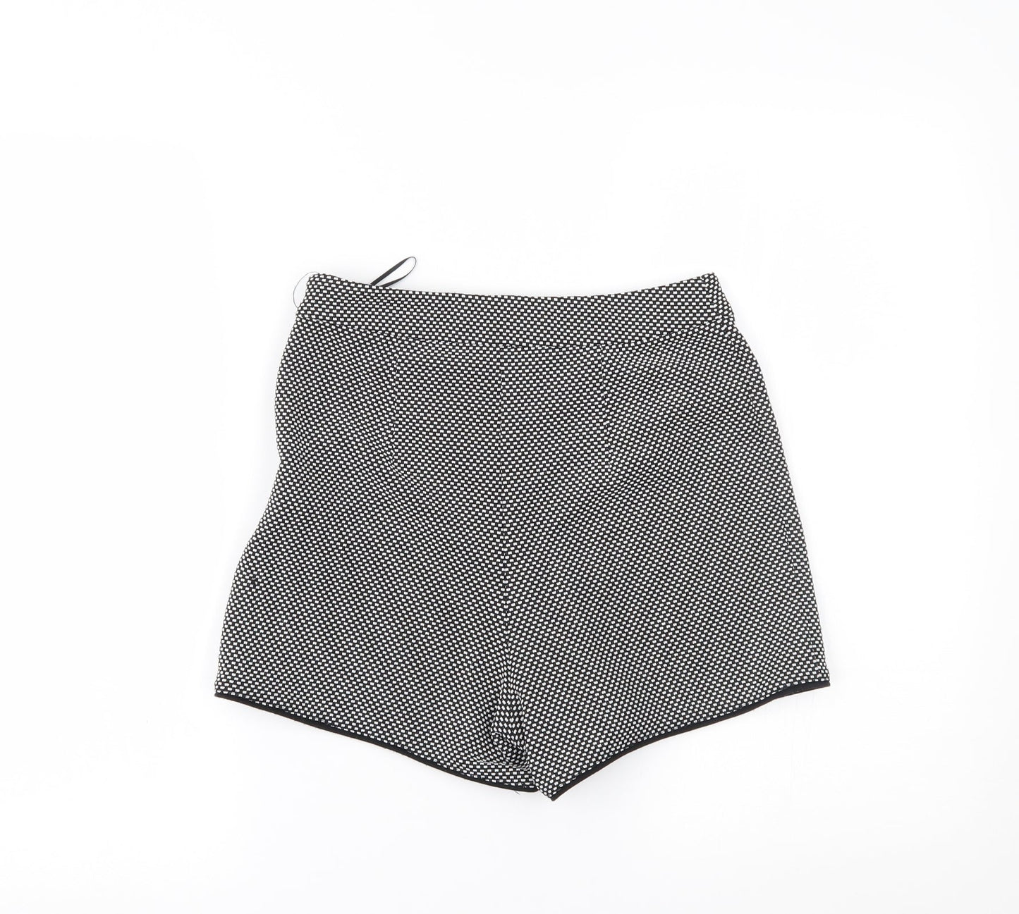 Lipsy Womens Black Polka Dot  Hot Pants Shorts Size 8