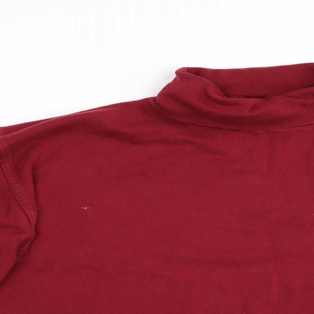 Womens UK Size M Compliments Red Pullover Jumper