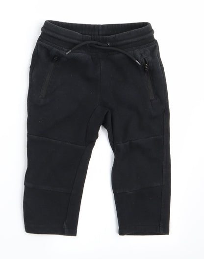 Gap Boys Black   Jogger Trousers Size 18-24 Months