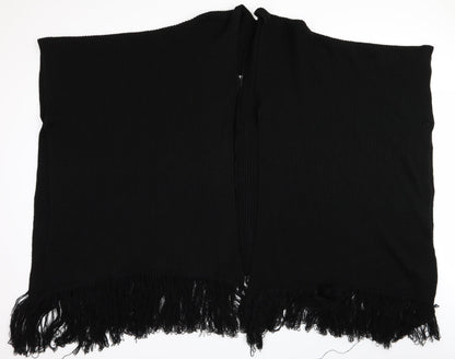 Preworn Womens Black    Shawl/Wrap