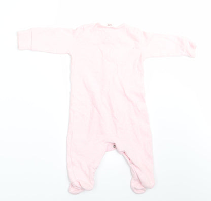 NEXT Girls Pink Polka Dot  Babygrow One-Piece Size 3-6 Months