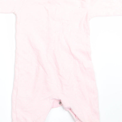 NEXT Girls Pink Polka Dot  Babygrow One-Piece Size 3-6 Months