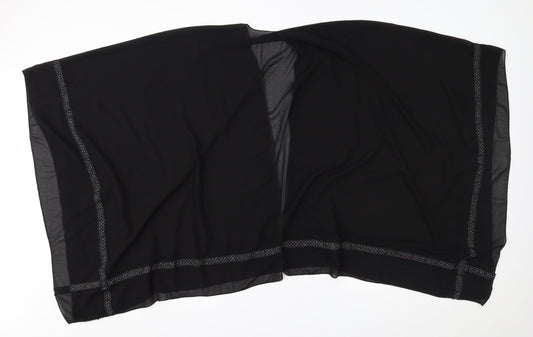 Womens UK Size One Size Preworn Black Cape Jumper