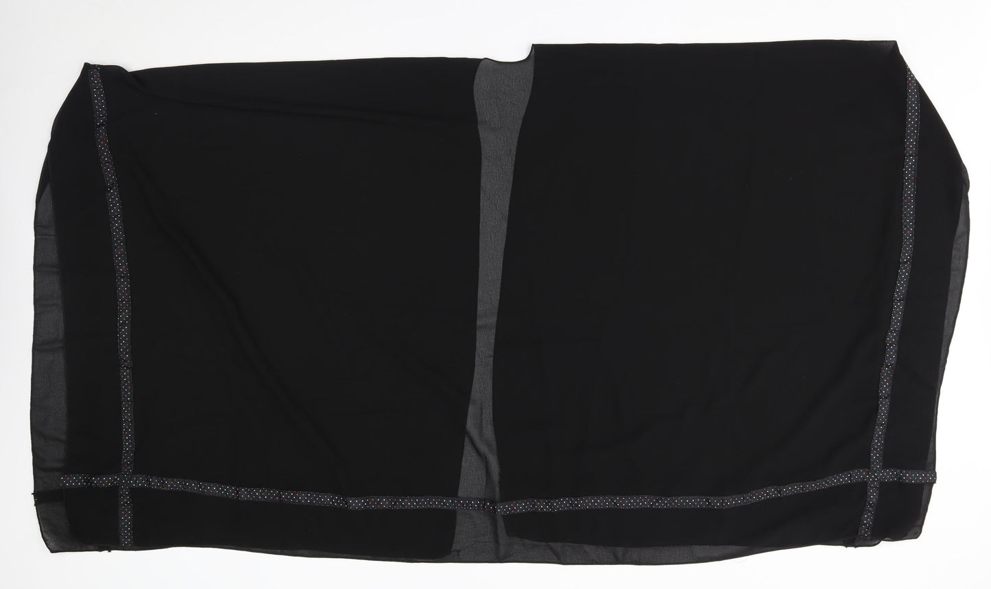 Womens UK Size One Size Preworn Black Cape Jumper