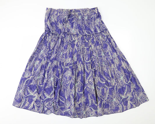 BM Womens Purple   A-Line  Size M  - strapless