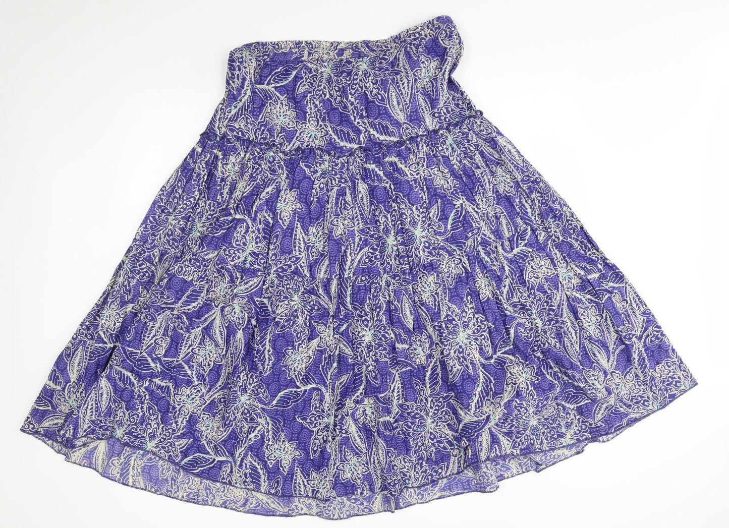 BM Womens Purple   A-Line  Size M  - strapless