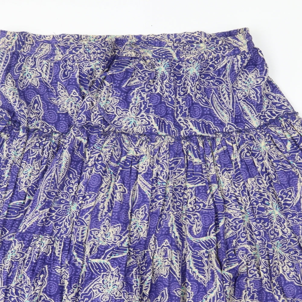 BM Womens Purple   A-Line  Size M  - strapless