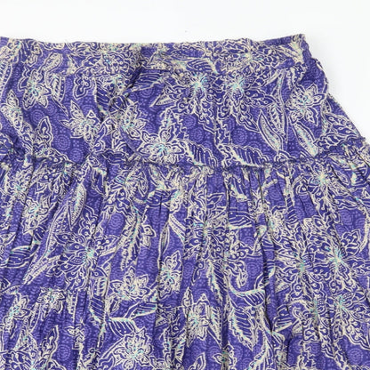 BM Womens Purple   A-Line  Size M  - strapless