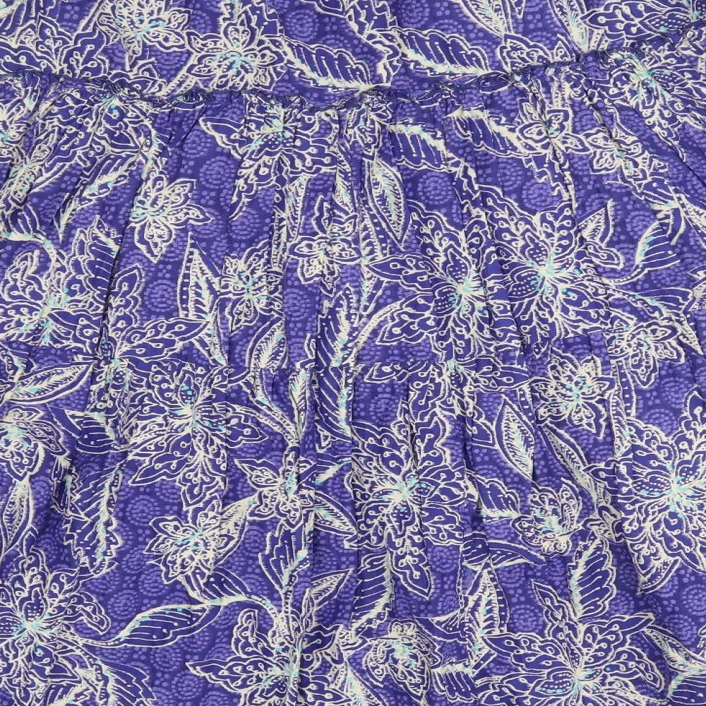 BM Womens Purple   A-Line  Size M  - strapless