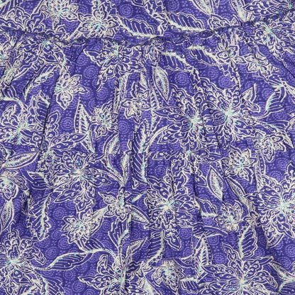 BM Womens Purple   A-Line  Size M  - strapless