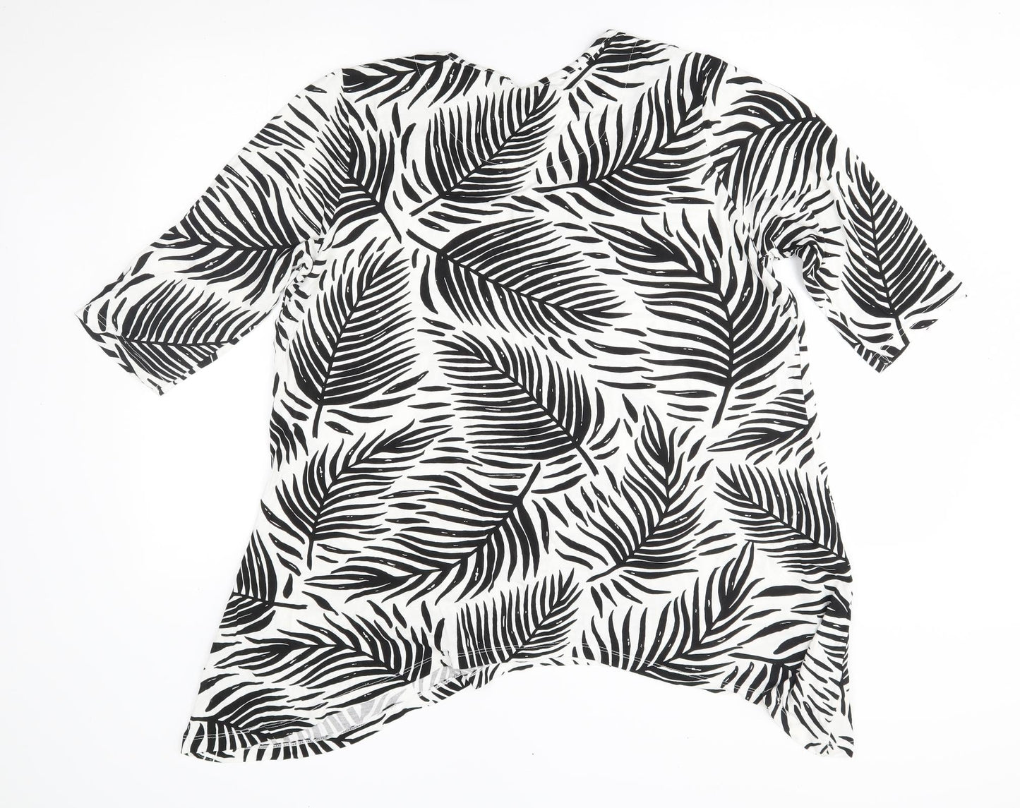 capsule Womens White Floral  Basic Blouse Size 20