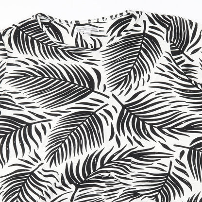 capsule Womens White Floral  Basic Blouse Size 20