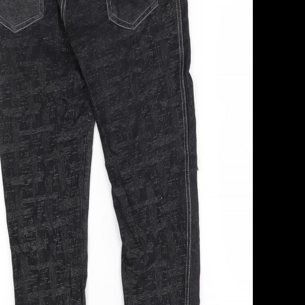 Womens UK Size S Preworn  Jogger Black Leggings