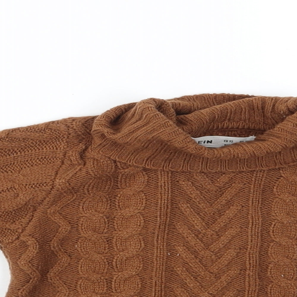 SheIn Girls Brown   Pullover Jumper Size 2 Years
