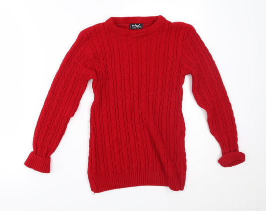 Womens UK Size M Pulse Red Pullover Jumper