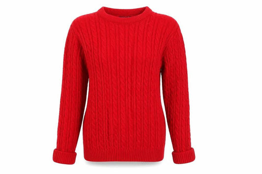 Womens UK Size M Pulse Red Pullover Jumper