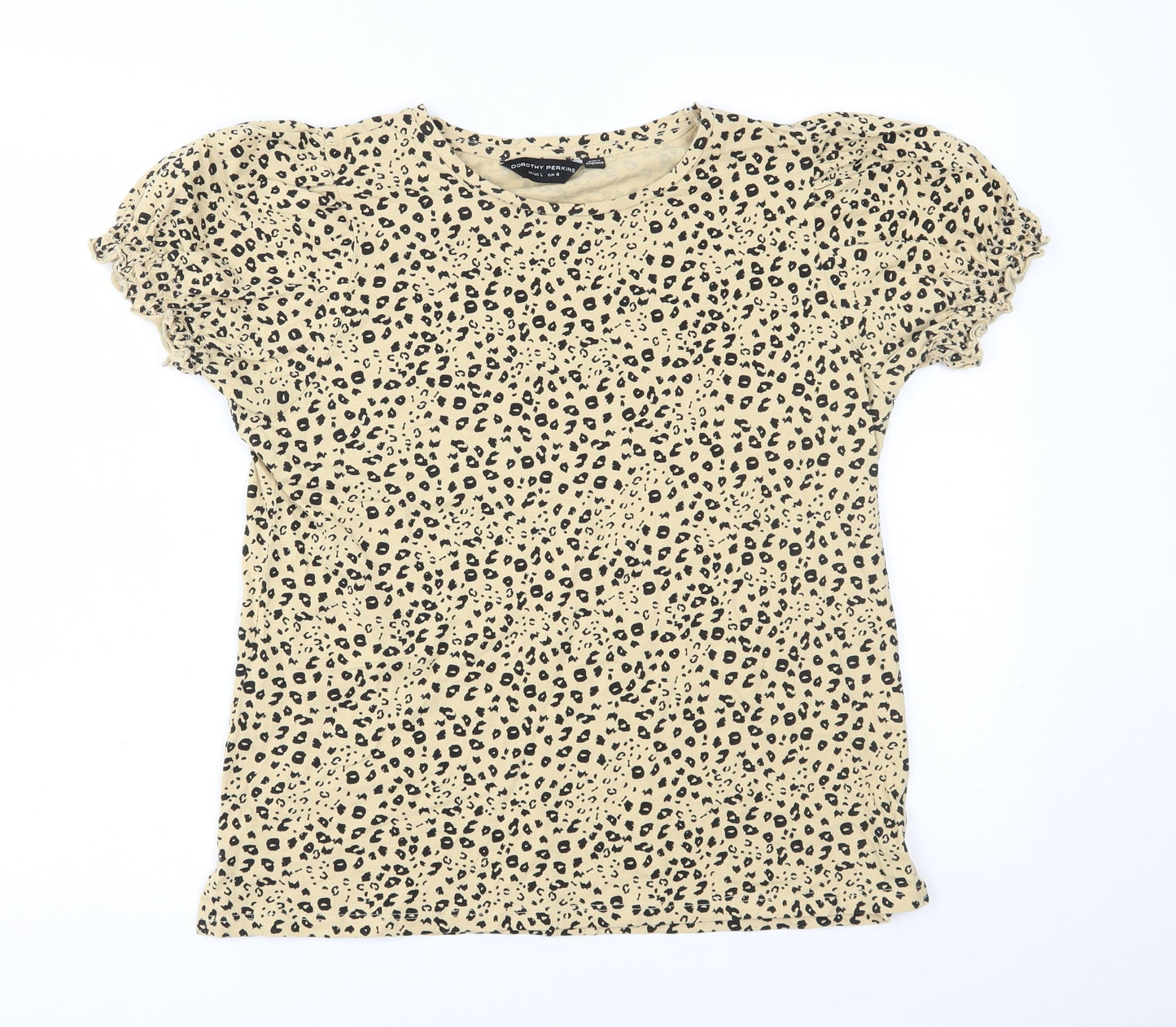 Womens UK Size L Dorothy Perkins Yellow Basic Blouse