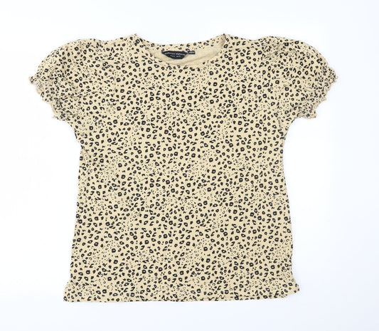 Womens UK Size L Dorothy Perkins Yellow Basic Blouse