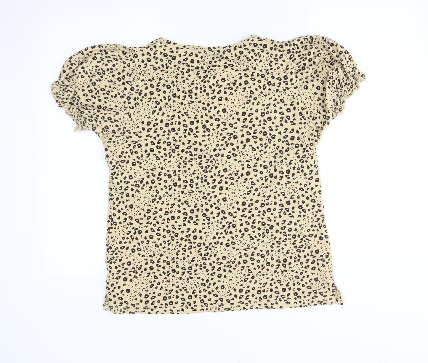 Womens UK Size L Dorothy Perkins Yellow Basic Blouse