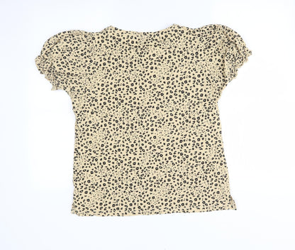 Womens UK Size L Dorothy Perkins Yellow Basic Blouse