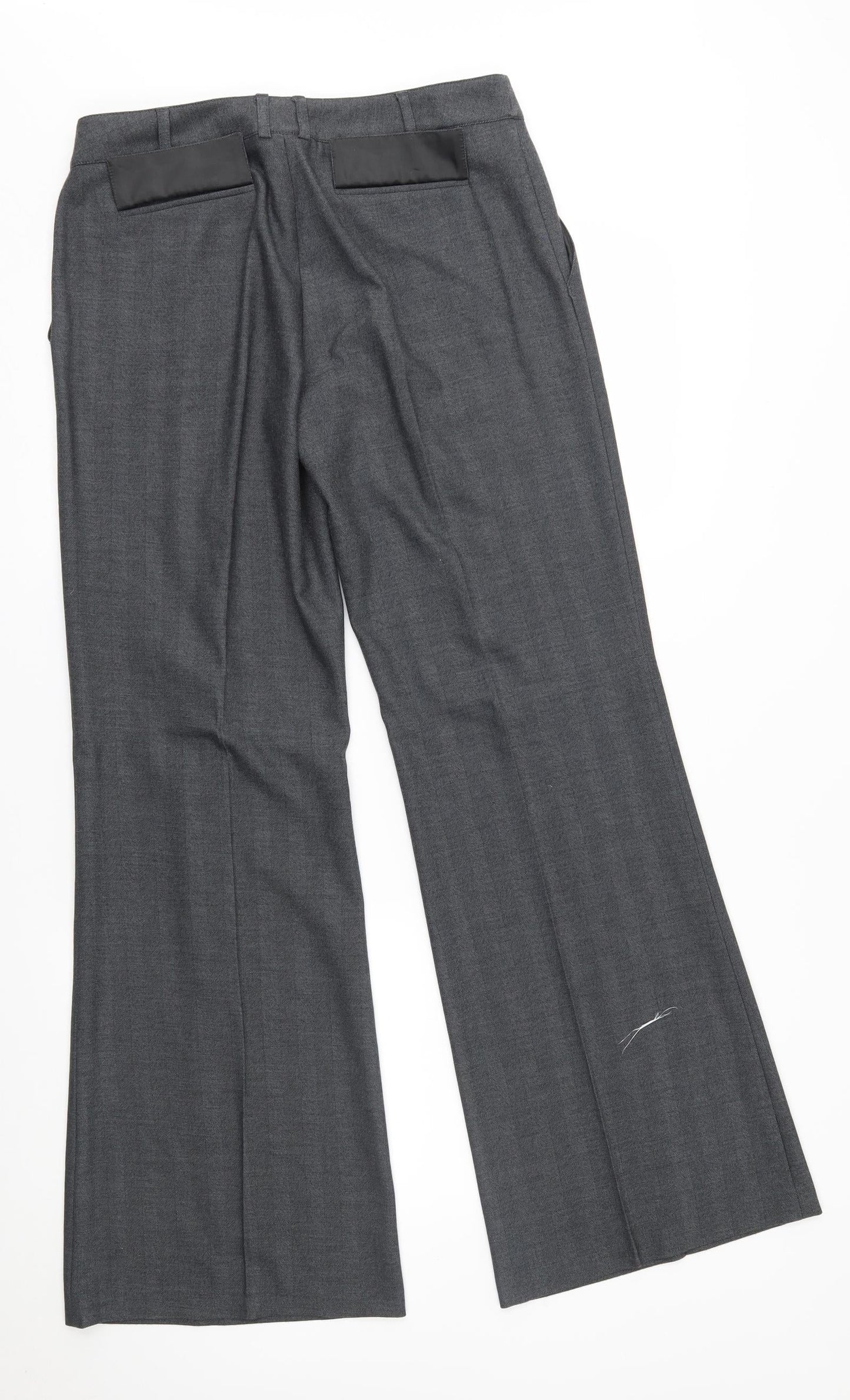 Womens UK Size 12 NEXT Regular Fit Bloomer Grey Trousers