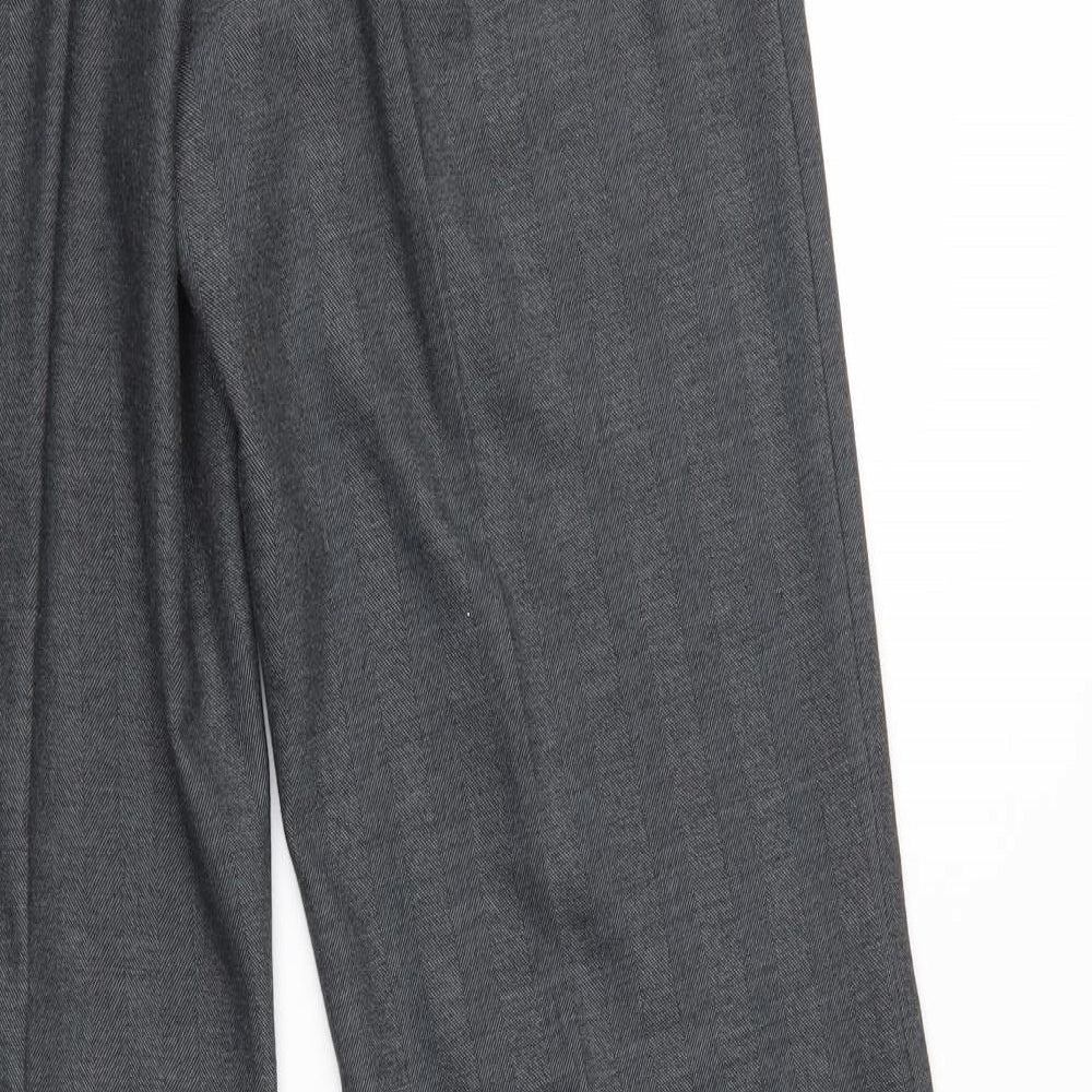Womens UK Size 12 NEXT Regular Fit Bloomer Grey Trousers