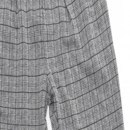 Womens UK Size M Preworn Regular Fit Rain Trousers Grey Trousers