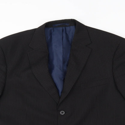 Mens UK Size  Greenwoods Regular Black Suit Jacket