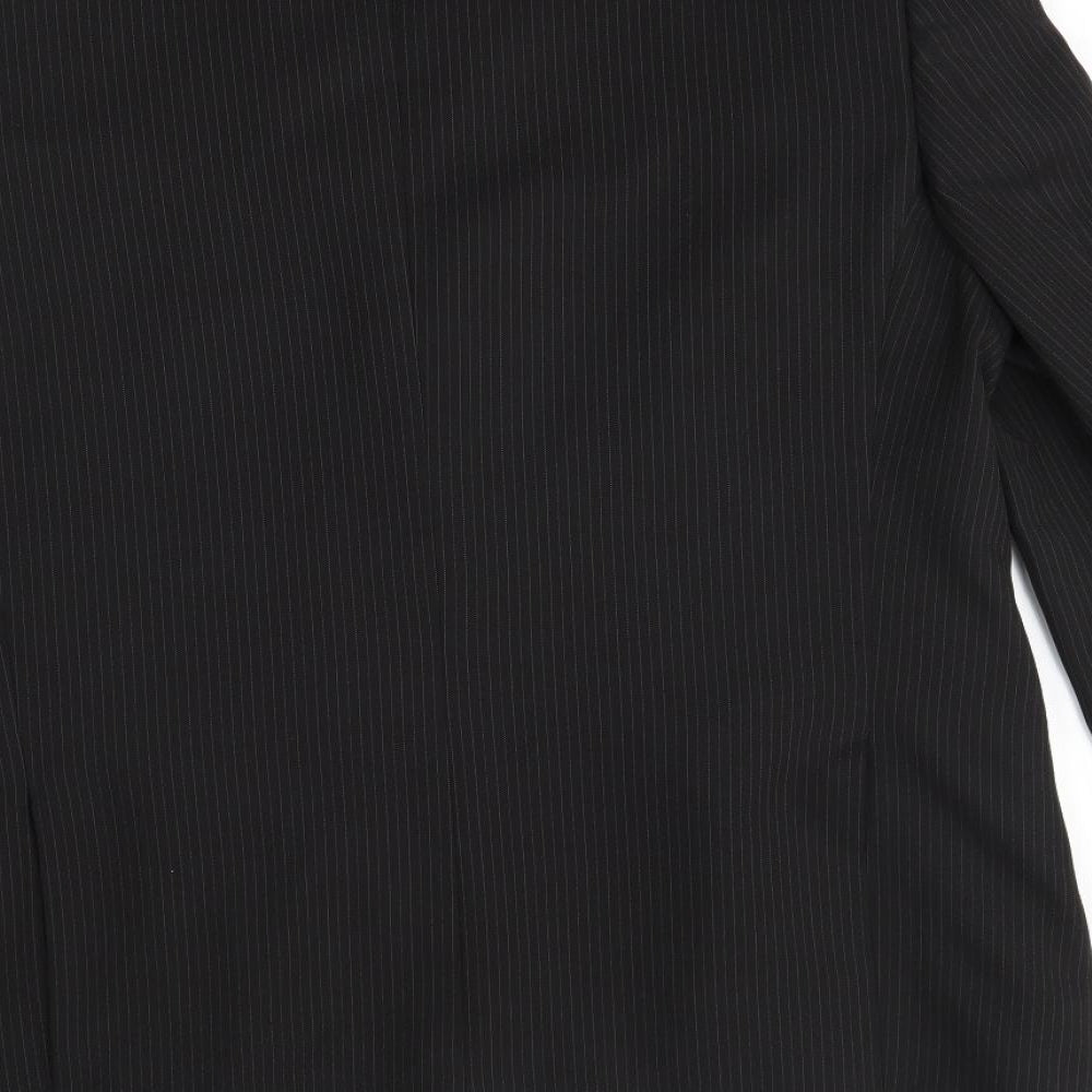 Mens UK Size  Greenwoods Regular Black Suit Jacket